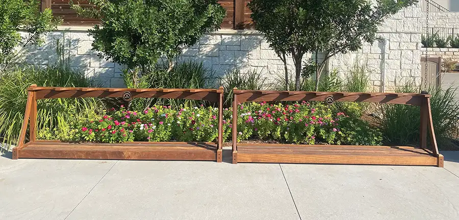 Landmark Golf Course Products Bag Racks