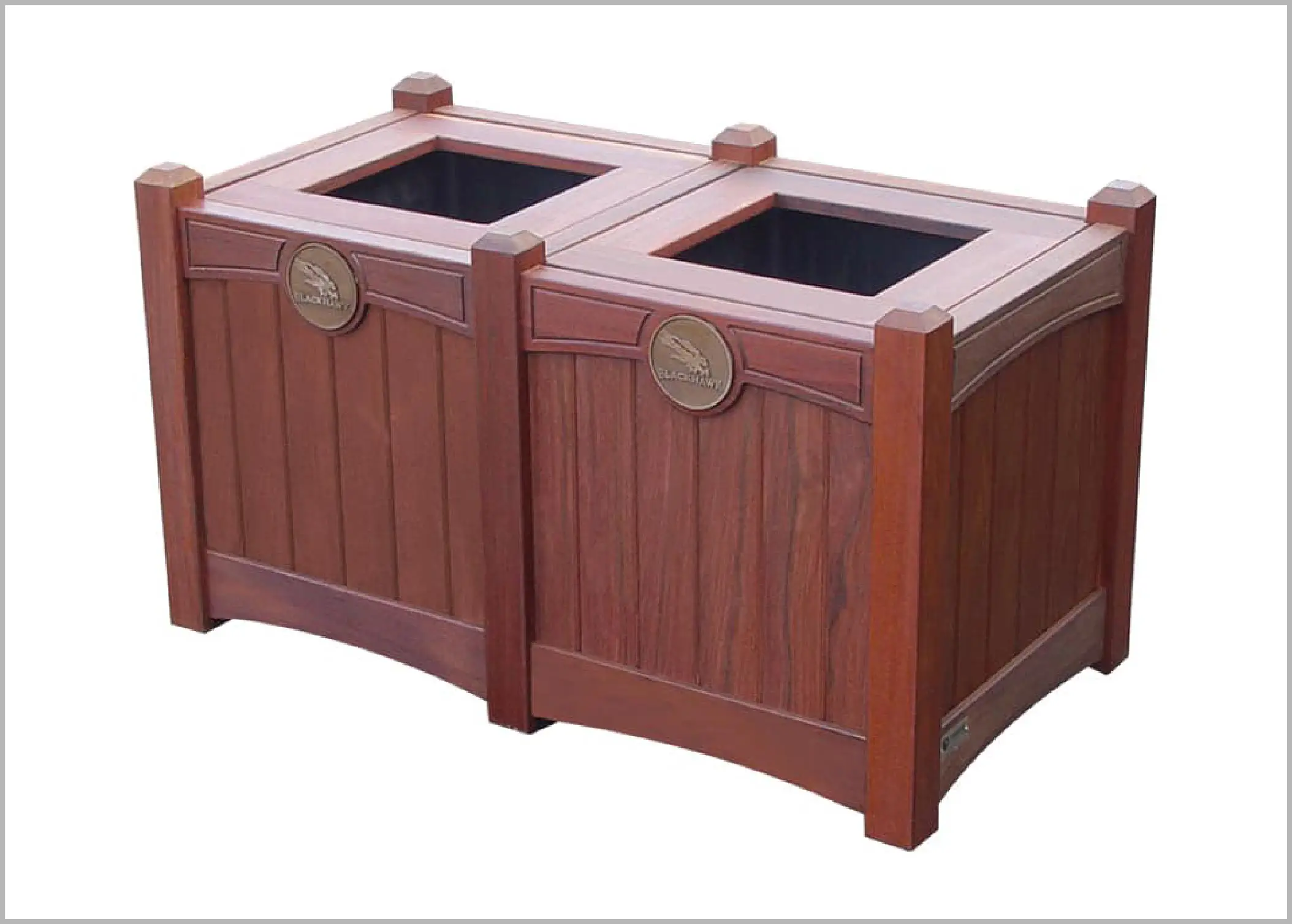 luxury Double 15 Gallon Waste Enclosure