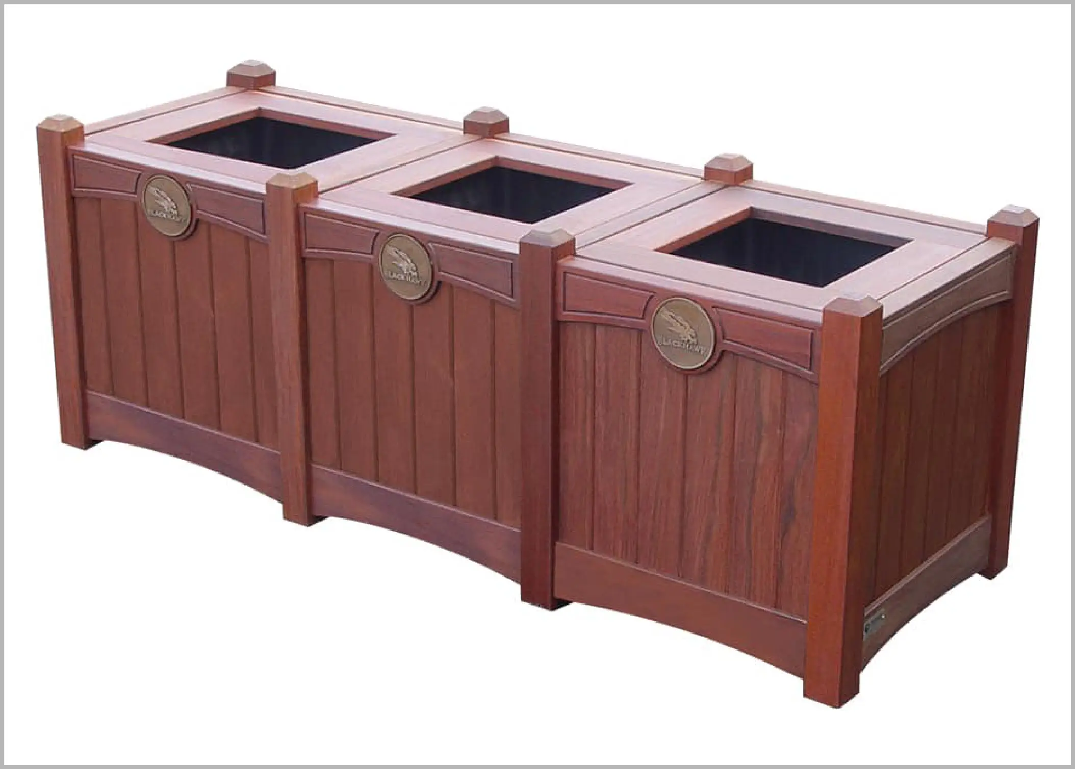 luxury Triple 15 Gallon Waste Enclosure